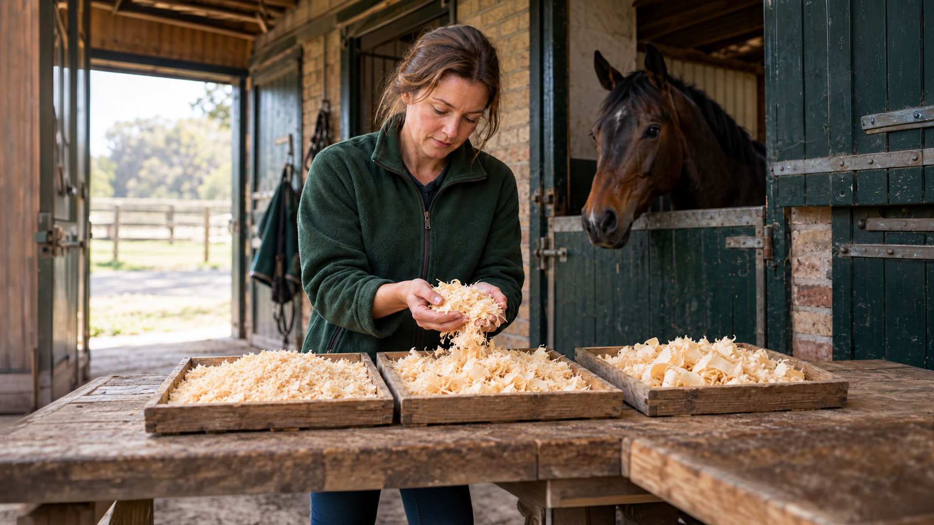 How to choose the right bedding for your horse