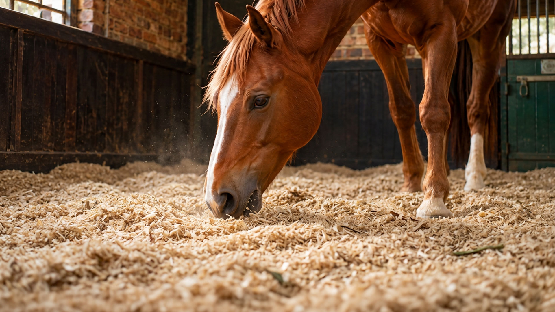 Why is my horse eating its bedding